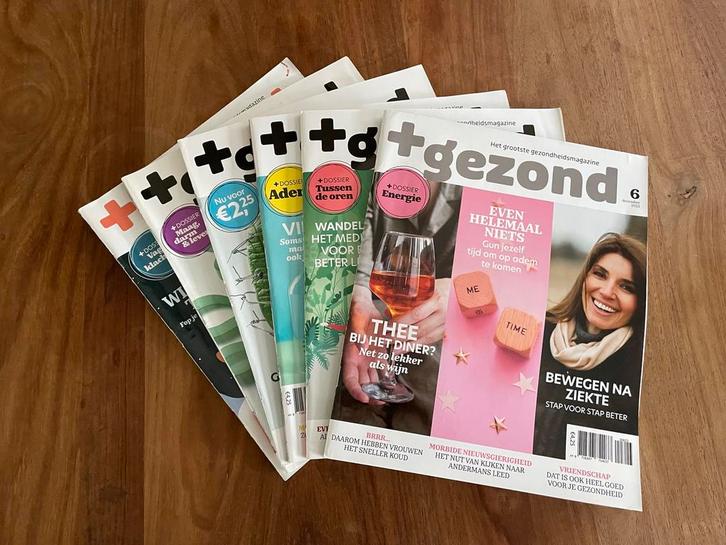 +Gezond Magazine 2023 - 6 Nummers, Boeken, Tijdschriften en Kranten, Zo goed als nieuw, Lichaam en Geest, Ophalen of Verzenden