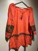 M - Didi Blouse Oranje/Groen - Bohemian Style, Kleding | Dames, Ophalen of Verzenden, Nieuw, Oranje