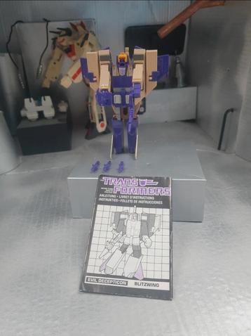 G1 Blitzwing Compleet met Instructieboekje beschikbaar voor biedingen