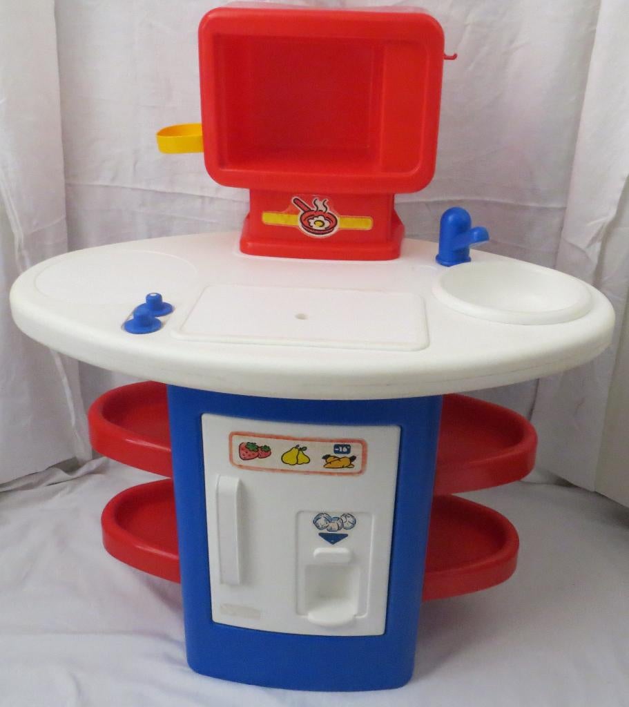 Kunststof speelgoed keuken / kinderkeuken. Vintage, Kinderen en Baby's, Speelgoed | Speelkeukens, Ophalen, Gebruikt, Kunststof