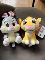 Disney figuren 2 stuks, Verzamelen, Ophalen of Verzenden, Overige figuren, Nieuw, Knuffel