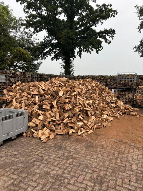 Eiken haardhout kachelhout, Tuin en Terras, Haardhout, Blokken, 6 m³ of meer, Ophalen of Verzenden