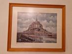 Litho van de Mont St. Michel, Maurice Legendre, Antiek en Kunst, Ophalen of Verzenden