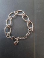 Schakel armband Finaste staal, Verzenden, Zo goed als nieuw, Zilver, Staal