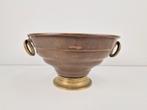 Vintage handmade champagnekoeler koper messing ‘50 kom, Overige materialen, Rond, Ophalen of Verzenden, N
