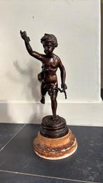 Bronzen cupido weegt 2600 gram, Ophalen