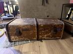 Vintage koffer / Antieke reis koffer, Overige materialen, Slot, Gebruikt, Minder dan 50 cm