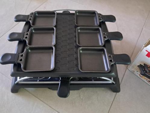 Raclette grill (Tefal), Witgoed en Apparatuur, Gourmetstellen, Zo goed als nieuw, 4 t/m 7 personen, Ophalen