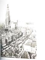 7653-4 Breda, panorama Groote Kerk 1935, Verzenden, 1920 tot 1940, Gelopen, Noord-Brabant