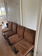 Te koop: eetkamerstoelen. Licht beschadigd. Cognackleur, Ophalen, Gebruikt, Bruin, Drie