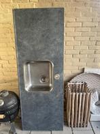 Keuken blad met gootsteen, Huis en Inrichting, Keuken | Keukenelementen, Ophalen, Gebruikt, 150 tot 200 cm, Minder dan 100 cm