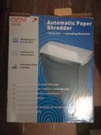 Papier shredder, Ophalen, Zo goed als nieuw