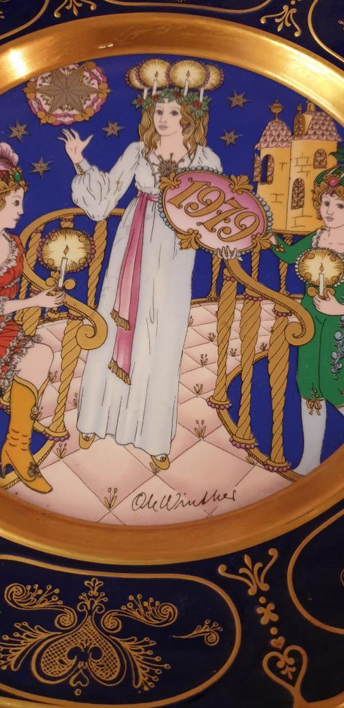 wandbord 1979 weihnachtsteller, Ophalen of Verzenden