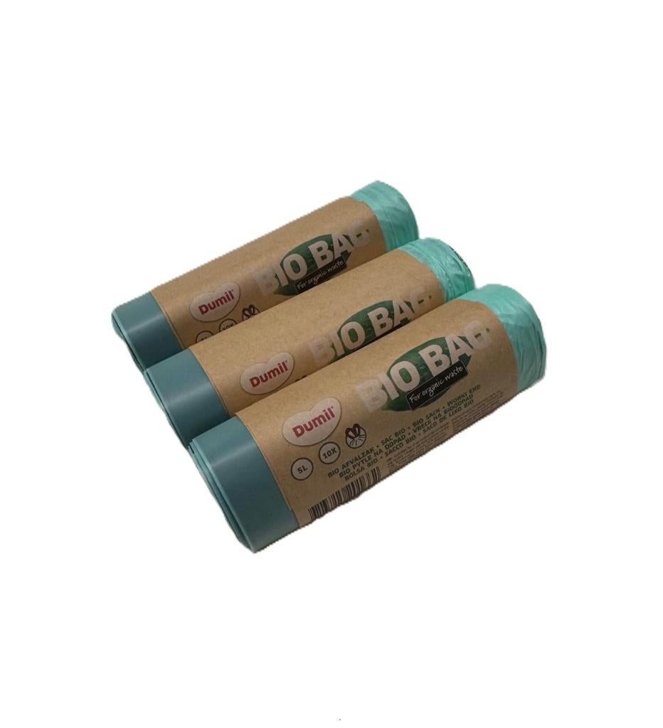 Bio Bag - Biozak 5 liter - 35 x 37 - 10  zakken, Verzenden, Nieuw