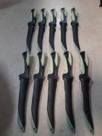 10 luxe fileermessen met opberghoes en geïntegreerde slijper, Nieuw, Ophalen of Verzenden, Nvt@nvt.com, Los bestek