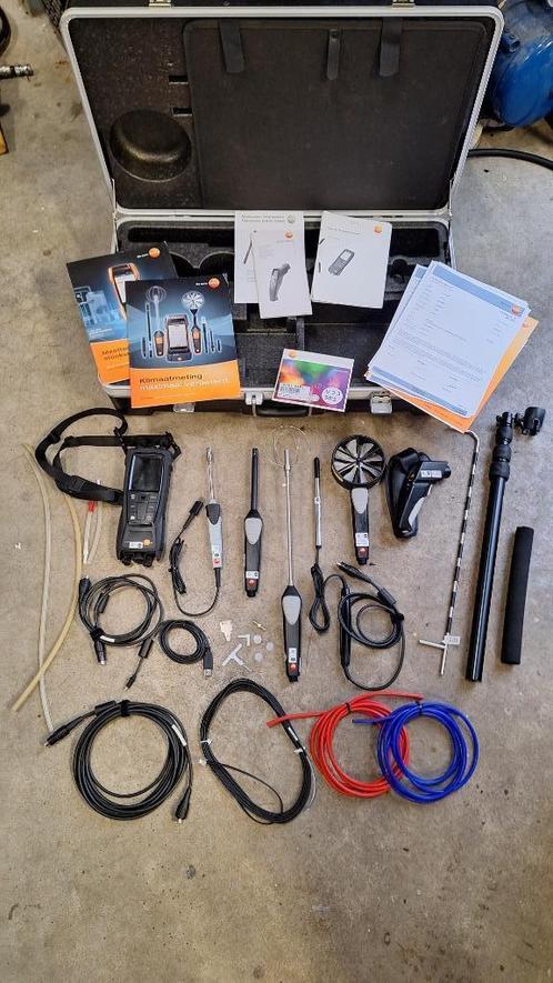 Dikke grote Testo 480 luchtmeter set! meet set meters, Auto diversen, Autogereedschap, Zo goed als nieuw, Ophalen of Verzenden
