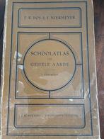 Bos-Niermeyer Schoolatlas der Gehele Aarde (1939, 36e druk), Gelezen, Bosatlas, Ophalen of Verzenden, Wereld