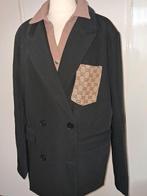 AZZURRO  PRACHTIGE COLBERT ONE SIZE, Verzenden, Zo goed als nieuw, Maat 46/48 (XL) of groter, Zwart