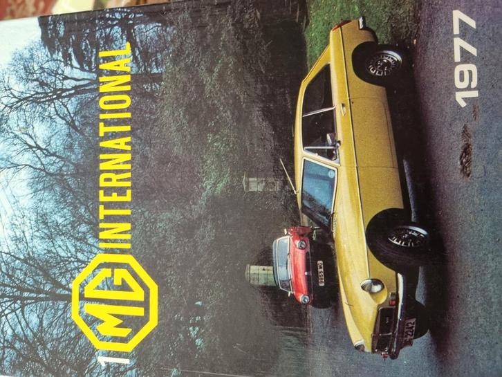 MG international, jaar boek1977, Boeken, Auto's | Boeken, Zo goed als nieuw, Overige merken, Ophalen of Verzenden