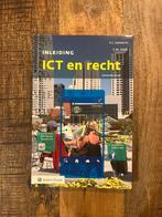 Inleiding ICT en recht, Boeken, Ophalen of Verzenden, Zo goed als nieuw