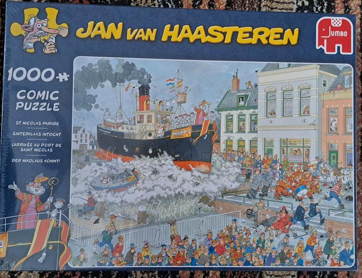 5 nieuwe Jan van Haasteren puzzels, 1000st, Hobby en Vrije tijd, Denksport en Puzzels, Nieuw, Legpuzzel, 500 t/m 1500 stukjes