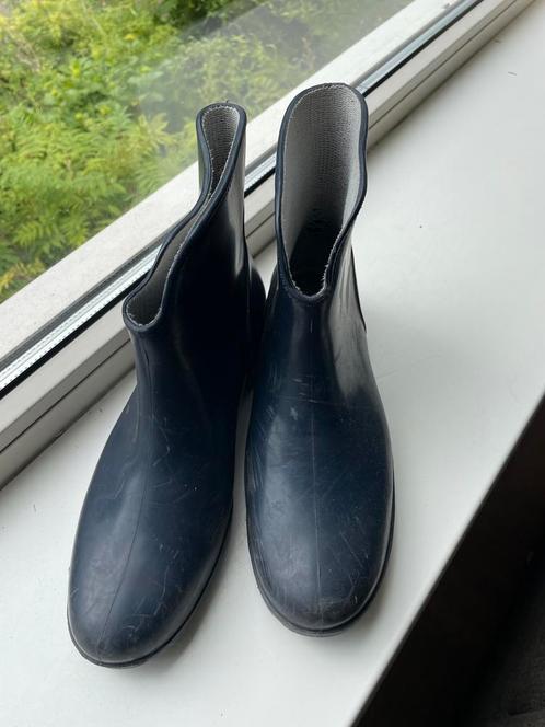 Donkerblauwe regenlaarsjes, maat 39, Kleding | Dames, Schoenen, Zo goed als nieuw, Blauw, Ophalen of Verzenden