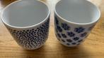 Ikea 2 bekers blauw / wit, Huis en Inrichting, Keuken | Servies, Ophalen of Verzenden, Zo goed als nieuw, Bord(en), Wedgwood