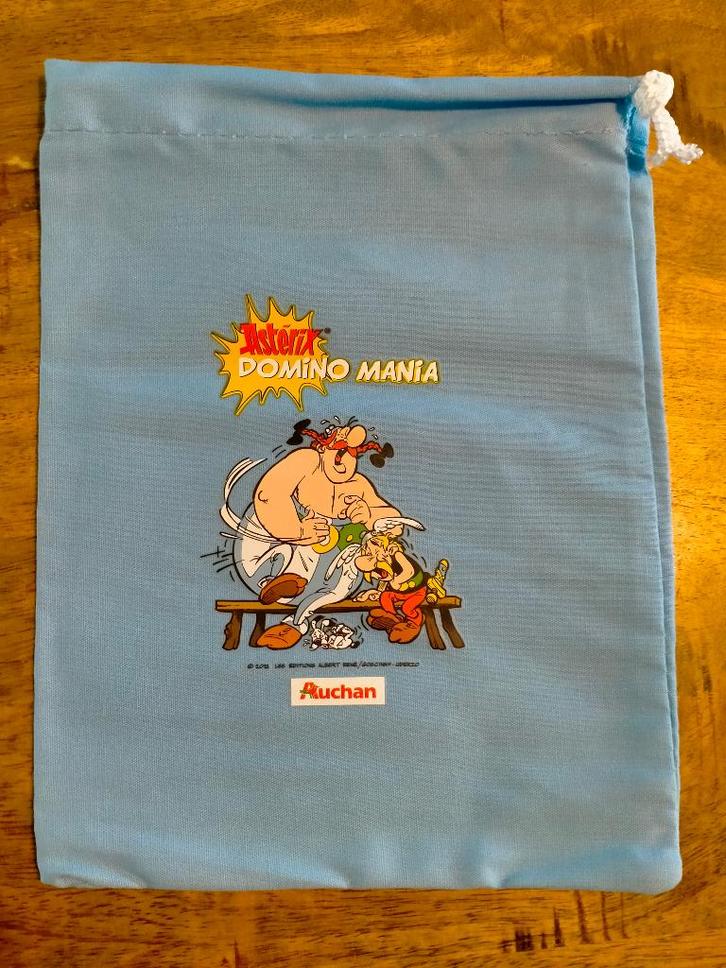Asterix en Obelix domino Mania Auchan zakje tasje, Verzamelen, Stripfiguren, Zo goed als nieuw, Overige typen, Asterix en Obelix