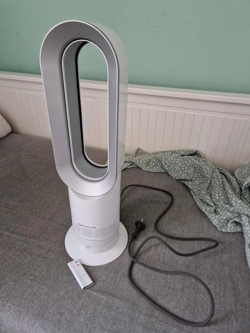 Te koop: Dyson Hot+Cool ventilator met afstandsbediening wit, Witgoed en Apparatuur, Ventilatoren, Zo goed als nieuw, Torenventilator