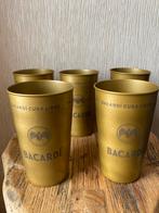 5 Bacardi Cuba Libre metalen bekers rum, Ophalen of Verzenden, Nieuw, Gebruiksvoorwerp