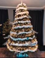 Kerstboom 260CM hoog als nieuw inclusief lampjes, versiering, Diversen, Kerst, Ophalen, Zo goed als nieuw