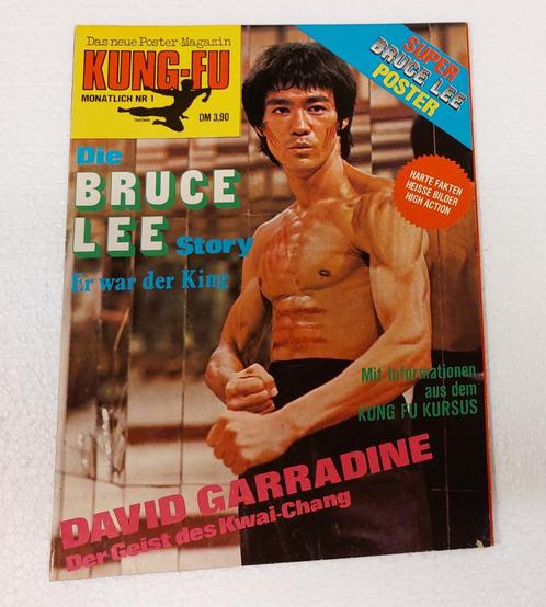 Bruce Lee vintage POSTER MAGAZINE 1974 Kung Fu, Verzamelen, Film en Tv, Gebruikt, Film, Poster, Verzenden