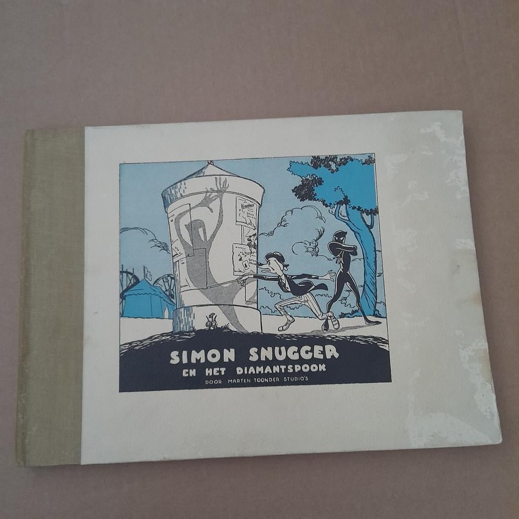 Simon Snugger en het Diamantspook plaatjesalbum, Boeken, Ophalen of Verzenden, Gelezen, Marten Toonder, Plaatjesalbum
