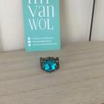 Blauwe steen, Sieraden, Tassen en Uiterlijk, Ringen, Overige materialen, Blauw, 19 tot 20, Nieuw