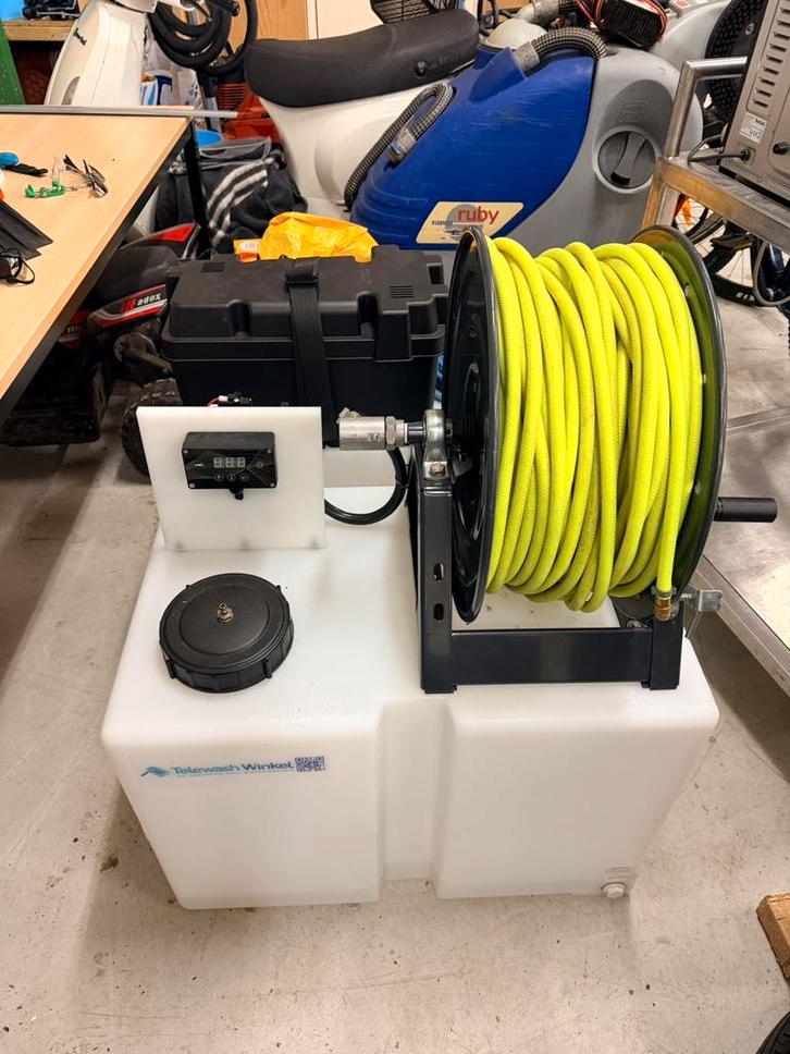 Telewash Osmose Systeem 350L met Lithium batterij, Doe-het-zelf en Verbouw, Reinigingsmachines, Zo goed als nieuw, Ophalen
