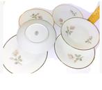 vintage servies 6 schotels gebaksbordjes Hutschenreuther, Ophalen of Verzenden