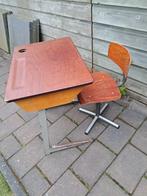 Vintage bureau met stoel, Gebruikt, Tafel(s) en Stoel(en), Ophalen