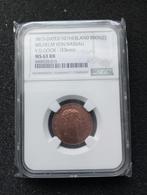 Strooi penning 1815 NGC MS63RB, Postzegels en Munten, Munten | Nederland, Ophalen of Verzenden, Koning Willem I, Overige waardes