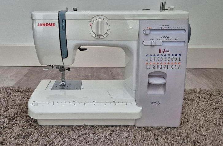 JANOME 419S Naaimachine - Sewing machine, Hobby en Vrije tijd, Naaimachines en Toebehoren, Gebruikt, Naaimachine, Janome, Ophalen