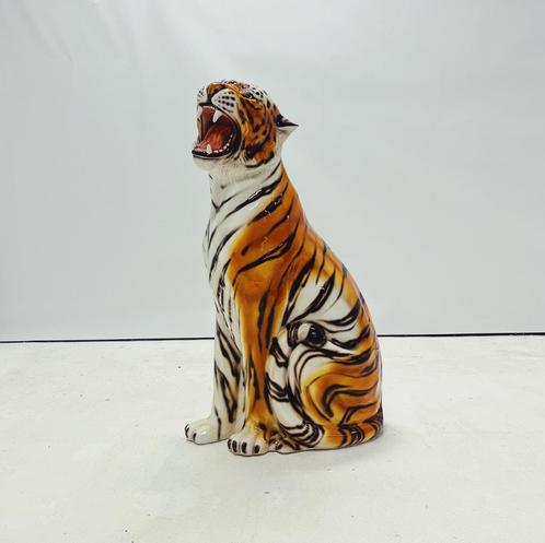Tijger Beeld Keramiek, Verzamelen, Beelden en Beeldjes, Nieuw, Dier, Ophalen of Verzenden