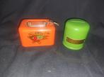 2 Vintage money boxes West german and Dutch., Verzamelen, Spaarpotten, Ophalen of Verzenden, Metaal of Blik, Overige thema's