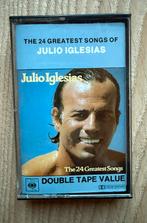 Julio Iglesias Cassette band Zeer goede staat 24 Greatest S, Cd's en Dvd's, Cassettebandjes, Latin en Salsa, 1 bandje, Ophalen of Verzenden