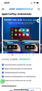 Apple CarPlay/Android Auto 7”,CarEssentials,achteruit camera, Auto diversen, Autonavigatie, Ophalen of Verzenden, Zo goed als nieuw