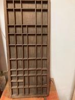 Houten letterbak / wandkast, Huis en Inrichting, Met plank(en), Gebruikt, Minder dan 25 cm, Minder dan 100 cm