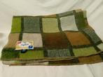 Vintage Haalberg Wollen Deken - Groen/Bruin, Ophalen of Verzenden