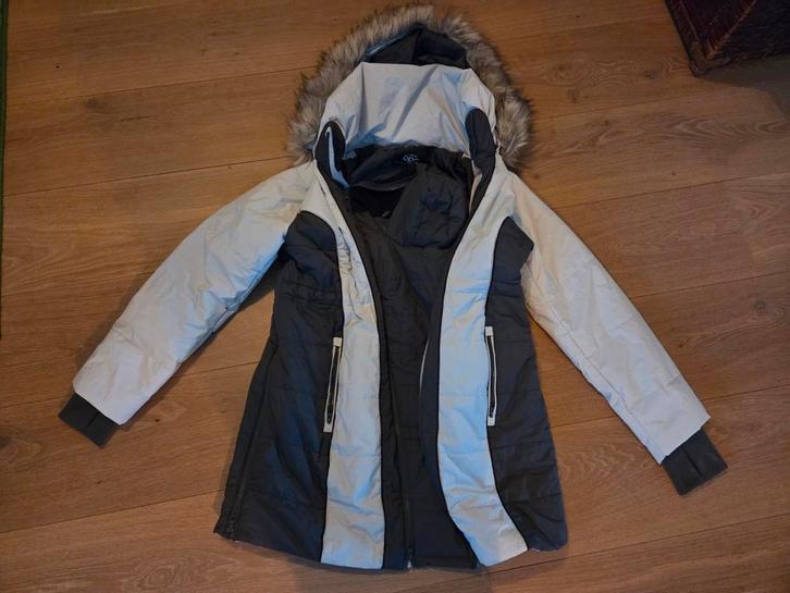 Superfijne zwangerschapsjas/draagjas, Kleding | Dames, Jassen | Winter, Zo goed als nieuw, Maat 42/44 (L), Zwart, Ophalen of Verzenden