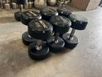 Inotec rubberen dumbells 17,5-22,5 kg dumbell set gewichten, Ophalen, Dumbbell, Gebruikt, Inotec