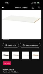 IKEA KOMPLEMENT plank 100x58 cm, Huis en Inrichting, Ophalen, Gebruikt, 100 tot 150 cm, Minder dan 100 cm