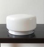 Vintage wit opaalglazen plafondlamp | Ø20 cm, Ophalen of Verzenden, Zo goed als nieuw, Glas, Minimalistisch, modern