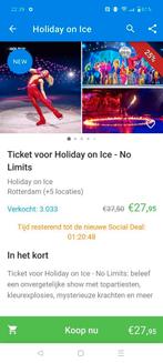 3 tickets holiday on ice in Ahoy, Tickets en Kaartjes, Drie personen of meer, December, Arrangement